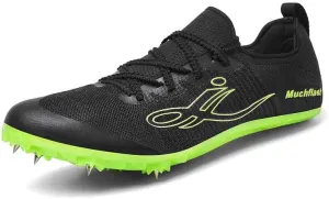 Mens Women Boys Girls Track and Field Shoes, Spikes Racing Sprint Athletic Training Sneakers for Jumping Throwing Hurdling Running
