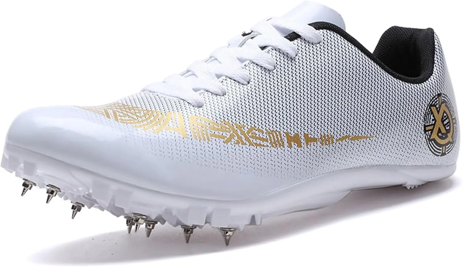 Mens Womens Boys Girls Sprint Spike Running Shoes Youth Professional Training Racing Jumping Track and Field Nail Shoes 100- to 400-Meter Races Sprinting Match
