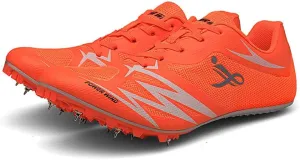 Men's Women's Sprint Running Shoes Non Slip Track and Field Shoes Breathable Slip Resistant Jumping Athletic Sports Sneakers