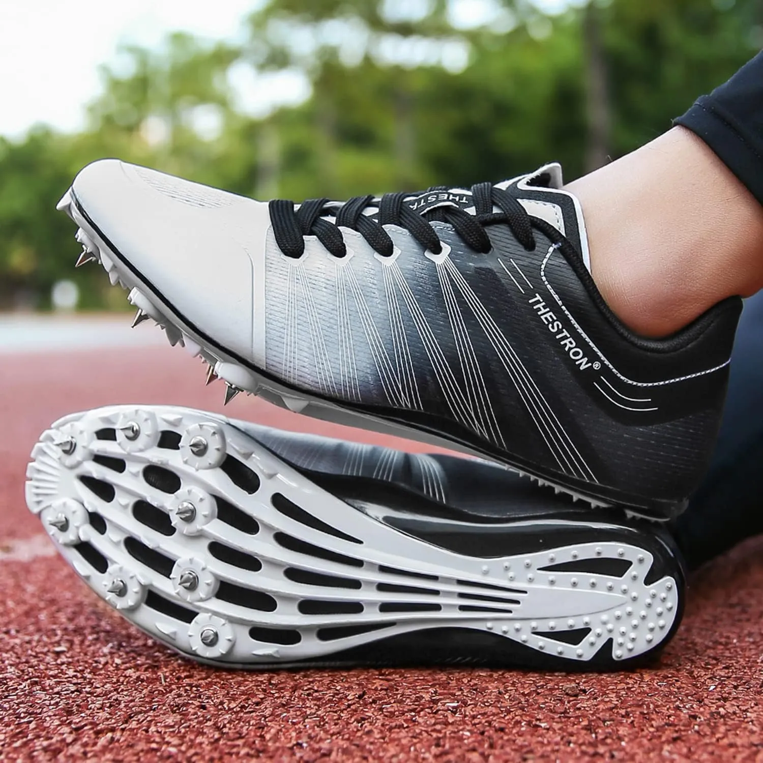 Mens Womens Track and Field Shoes Spikes Track Race Jumping Sneakers Professional Running Nail Spikes Shoes for Kid