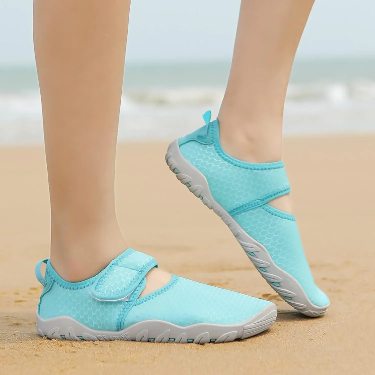 Mens Womens Water Shoes Barefoot Quick Dry Aqua Beach Swim Pool Shoes Non Slip Outdoor Sports Hiking Surf Yoga Lightweight Footwear