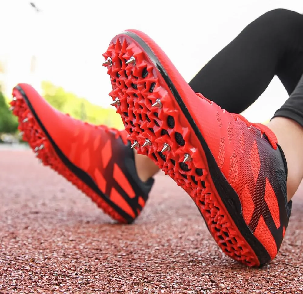 New Track and Field Shoes for Men Women Kids Boys Girls 8 Spikes 100-400 Meter Running Racing Shoes Professional Sprint Sport Sneakers