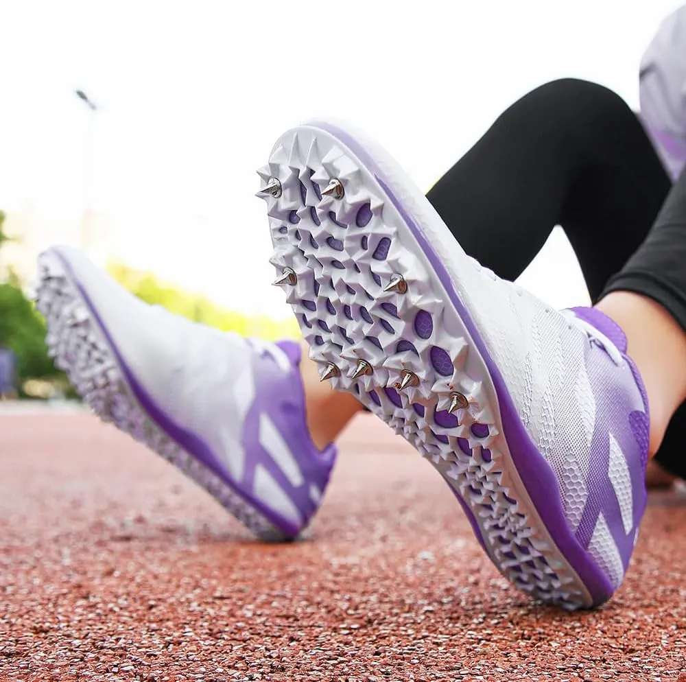 New Track and Field Shoes for Men Women Kids Boys Girls 8 Spikes 100-400 Meter Running Racing Shoes Professional Sprint Sport Sneakers