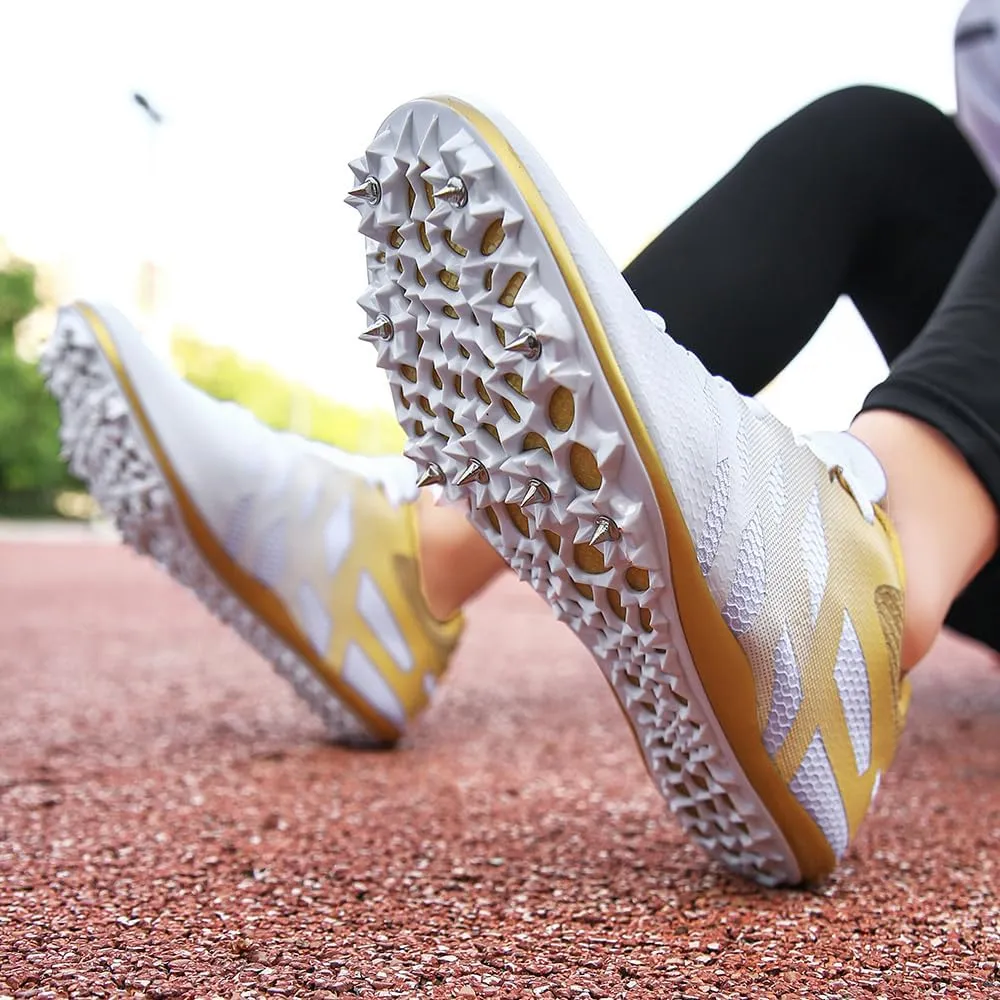 New Track and Field Shoes for Men Women Kids Boys Girls 8 Spikes 100-400 Meter Running Racing Shoes Professional Sprint Sport Sneakers