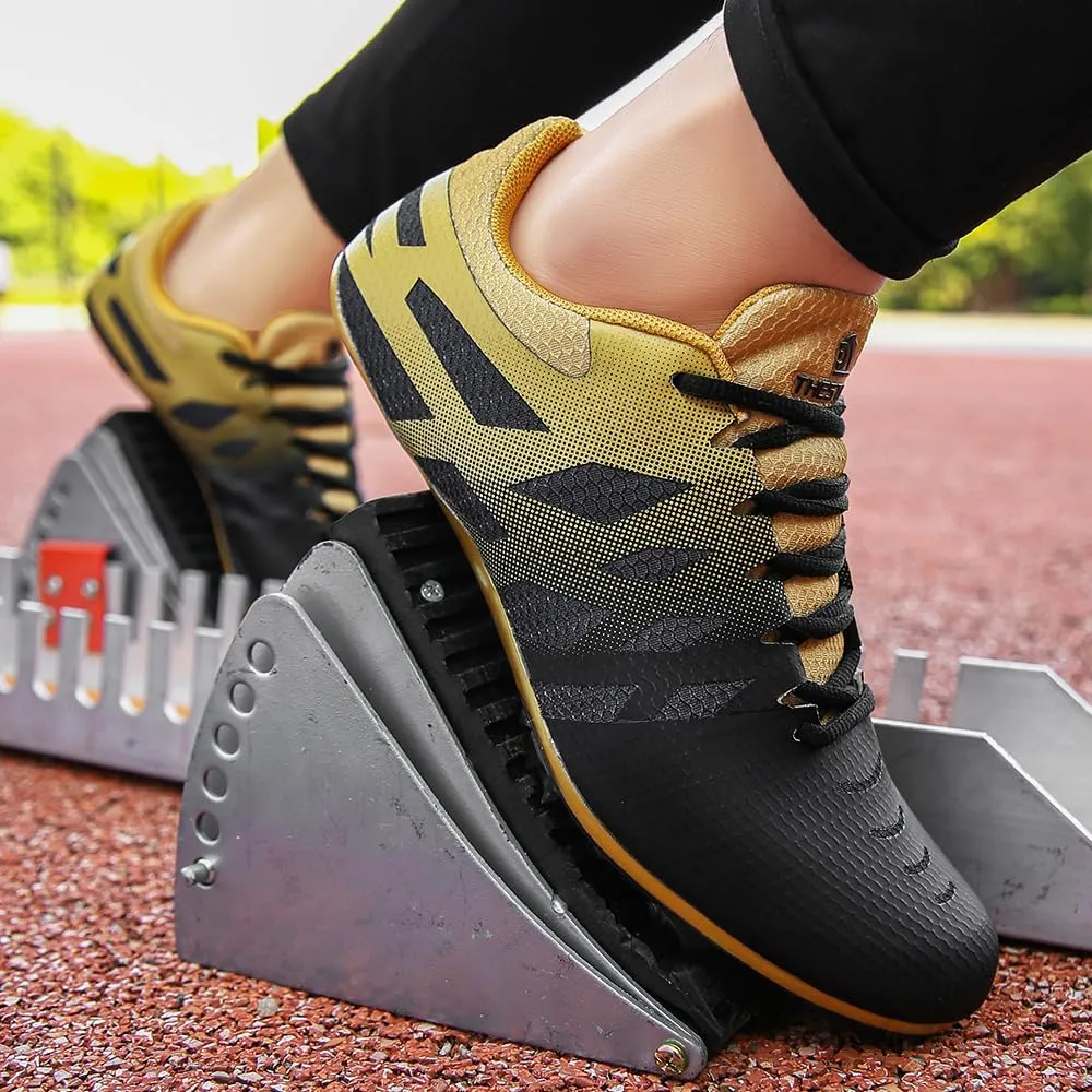 New Track and Field Shoes for Men Women Kids Boys Girls 8 Spikes 100-400 Meter Running Racing Shoes Professional Sprint Sport Sneakers