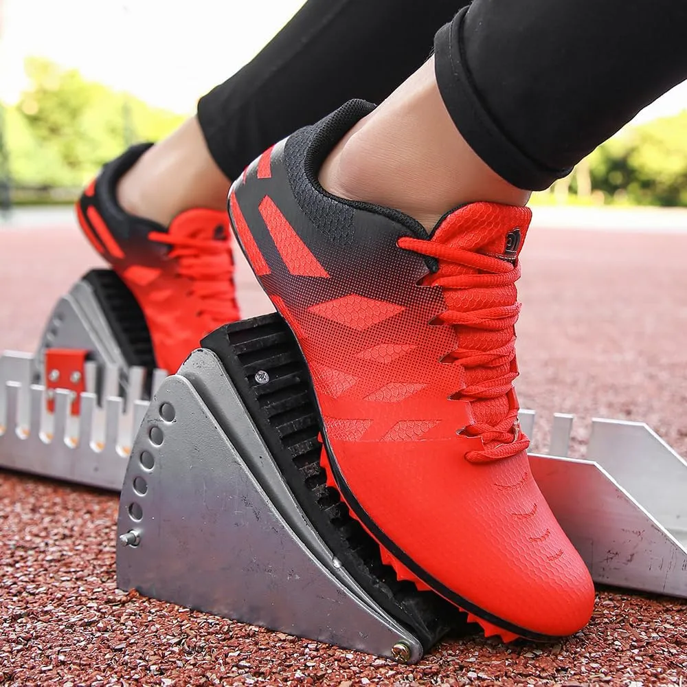 New Track and Field Shoes for Men Women Kids Boys Girls 8 Spikes 100-400 Meter Running Racing Shoes Professional Sprint Sport Sneakers