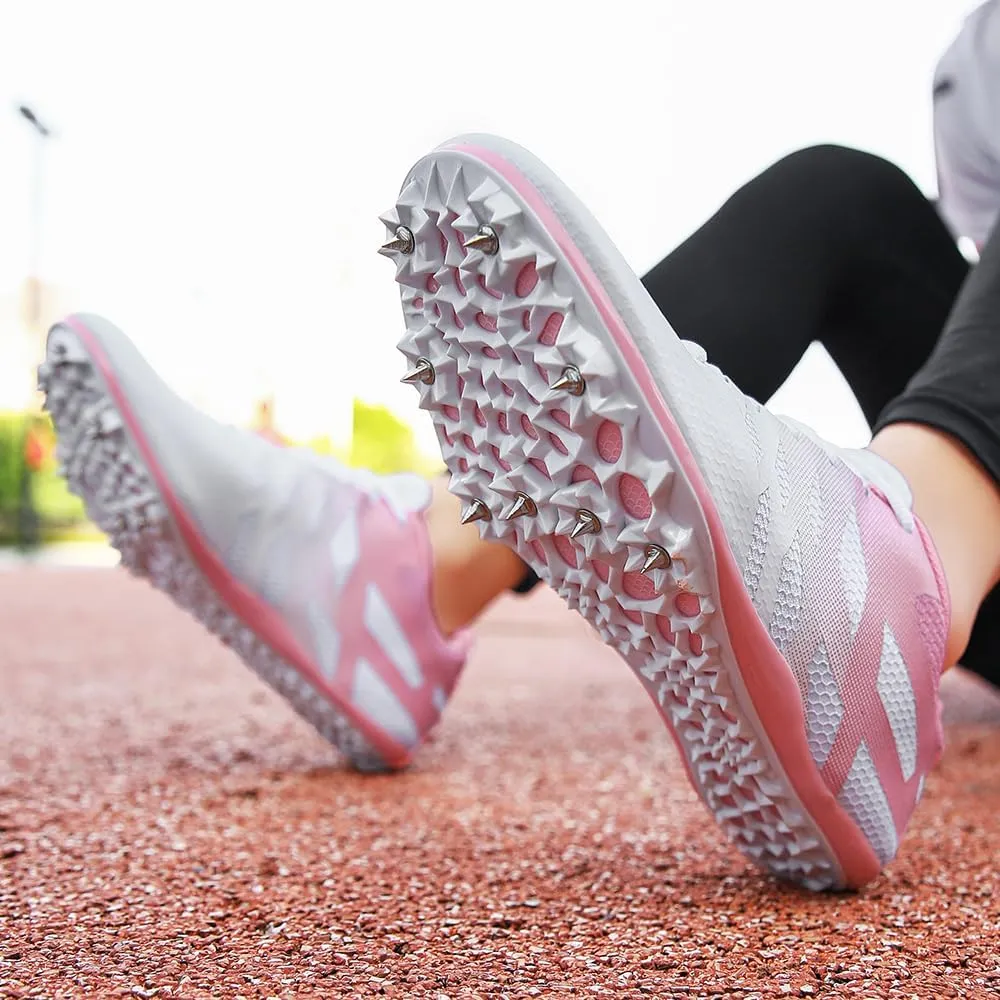 New Track and Field Shoes for Men Women Kids Boys Girls 8 Spikes 100-400 Meter Running Racing Shoes Professional Sprint Sport Sneakers
