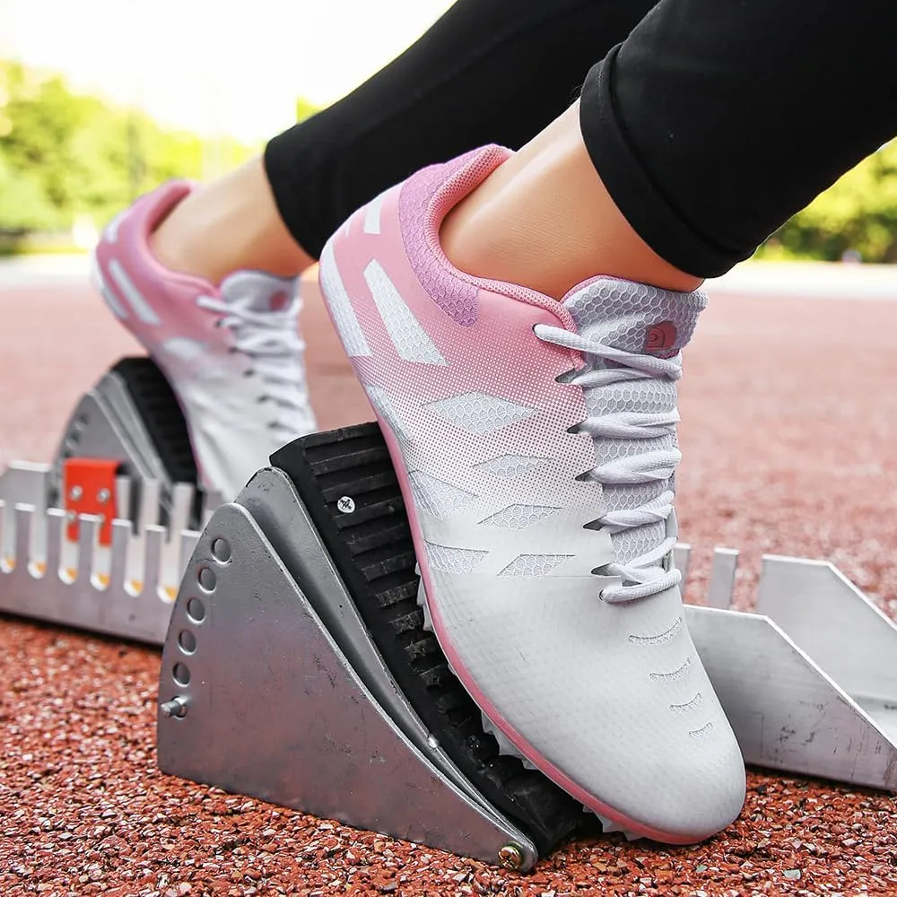 New Track and Field Shoes for Men Women Kids Boys Girls 8 Spikes 100-400 Meter Running Racing Shoes Professional Sprint Sport Sneakers