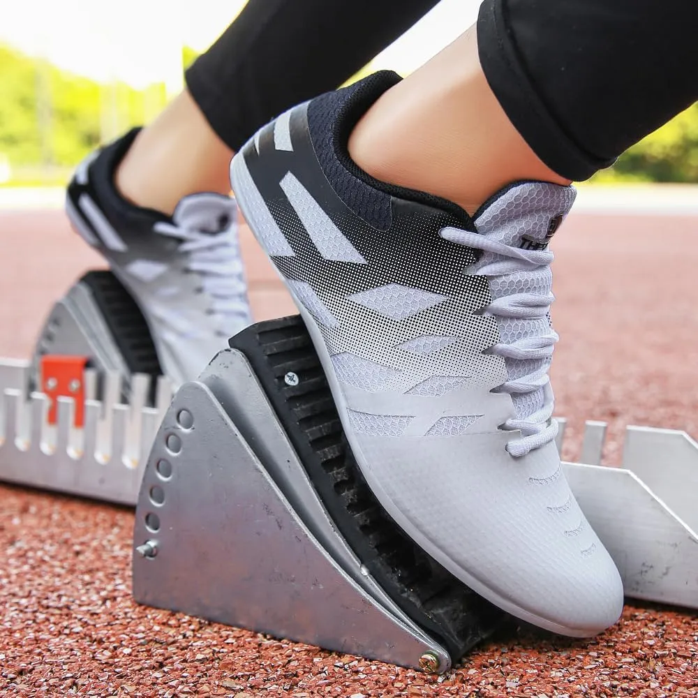 New Track and Field Shoes for Men Women Kids Boys Girls 8 Spikes 100-400 Meter Running Racing Shoes Professional Sprint Sport Sneakers