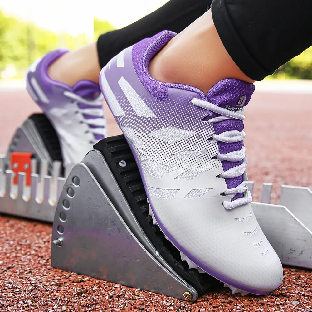 New Track and Field Shoes for Men Women Kids Boys Girls 8 Spikes 100-400 Meter Running Racing Shoes Professional Sprint Sport Sneakers