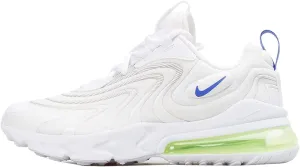Nike Air Max 270 React ENG GS Running Trainers CZ4215 Sneakers Shoes (UK 4 US 4.5Y EU 36.5, White Sapphire Laser Orange 100)