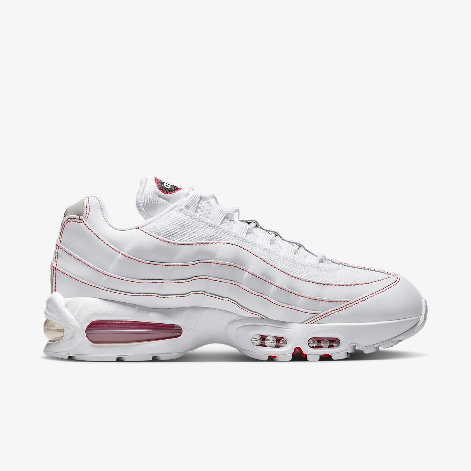 Nike Air Max 95 OG Men's Shoes (IB7936-100, White/University Red/White)
