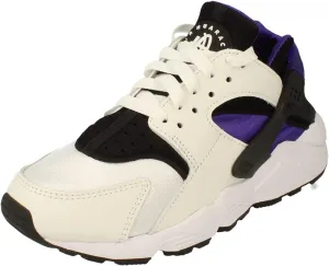 Nike Womens Air Huarache Running Trainers DH4439 Sneakers Shoes (UK 3.5 US 6 EU 36.5, White Black Purple 105)
