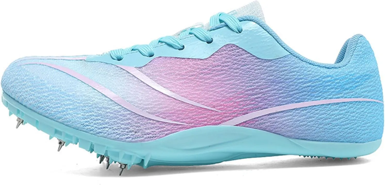 ONAIC Track and Field Spikes Shoes Men Women Youth Boys Girls Racing Jumping Sprint Sneakers Lightweight Non-Slip Training Competition Running Shoes
