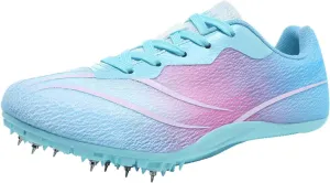 ONAIC Track and Field Spikes Shoes Men Women Youth Boys Girls Racing Jumping Sprint Sneakers Lightweight Non-Slip Training Competition Running Shoes
