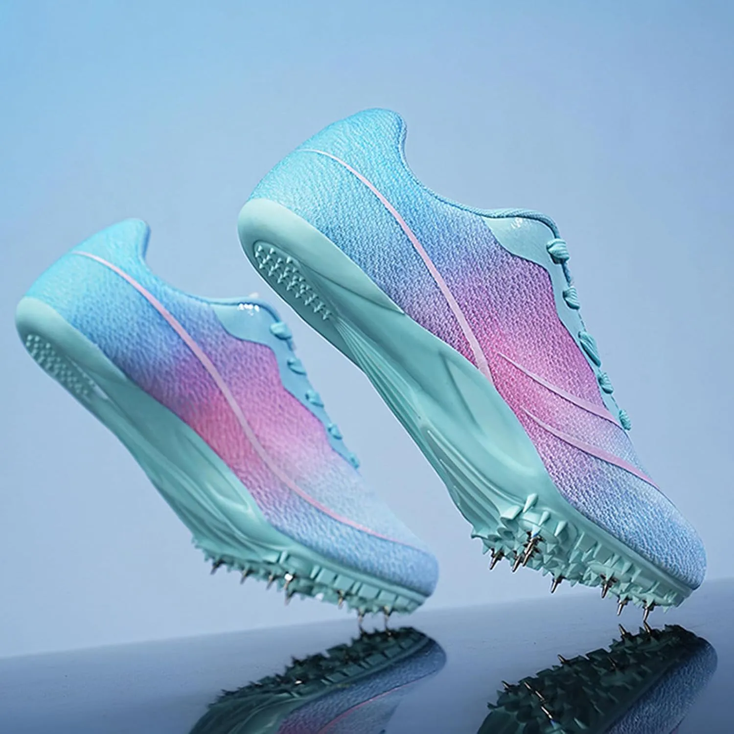ONAIC Track and Field Spikes Shoes Men Women Youth Boys Girls Racing Jumping Sprint Sneakers Lightweight Non-Slip Training Competition Running Shoes