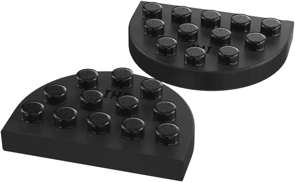 Original Foot Pucks, 1 Pair Protective Sliding Sparking Gear with 24 Round Flint Rods for Sliders, Longboards, and Skateboard