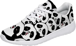 Panda Sneakers for Women Men Tennis Shoes Walking Sneakers Panda Gifts for Women Men