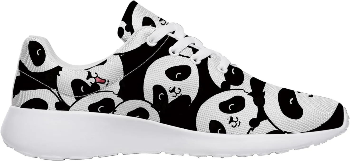 Panda Sneakers for Women Men Tennis Shoes Walking Sneakers Panda Gifts for Women Men
