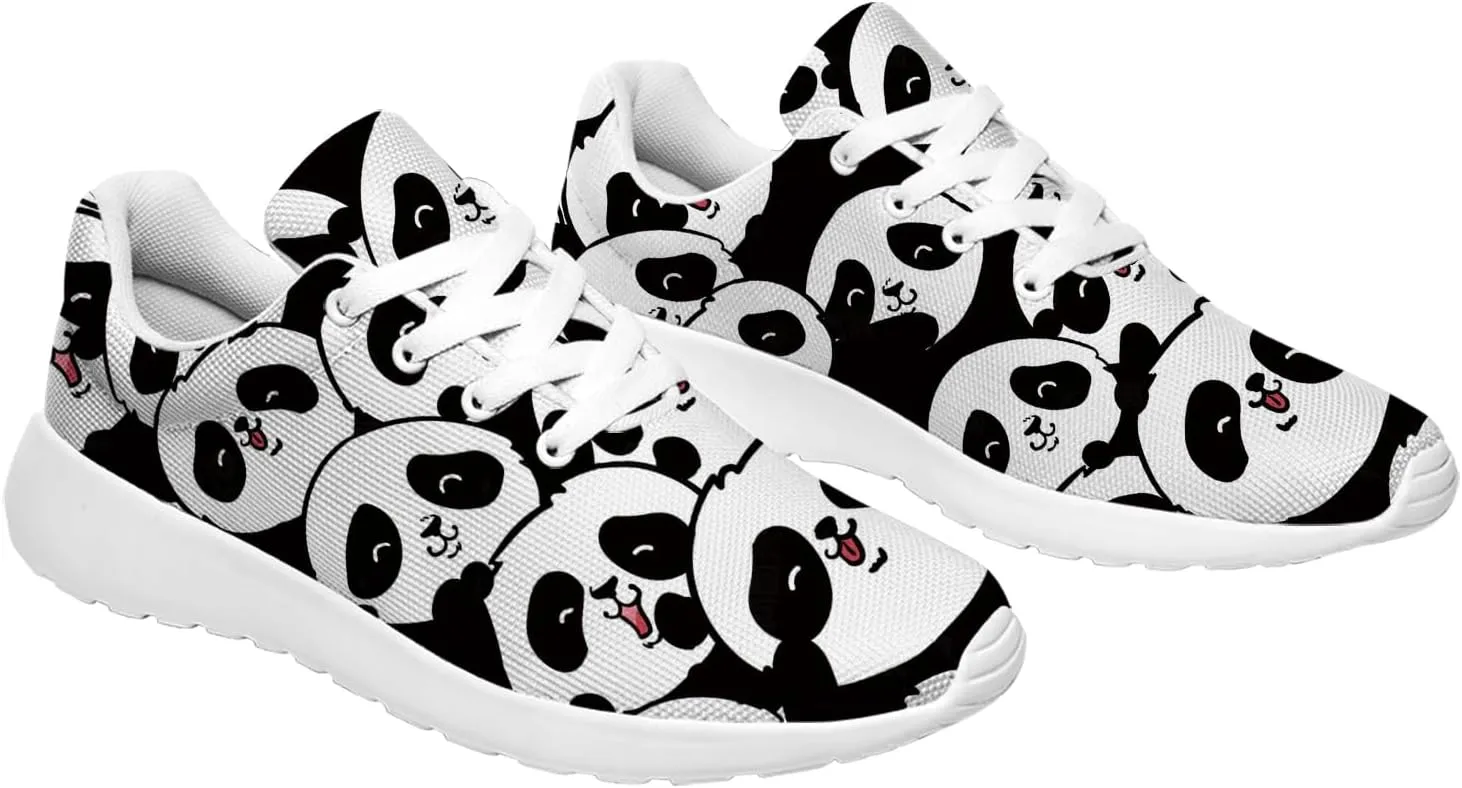 Panda Sneakers for Women Men Tennis Shoes Walking Sneakers Panda Gifts for Women Men