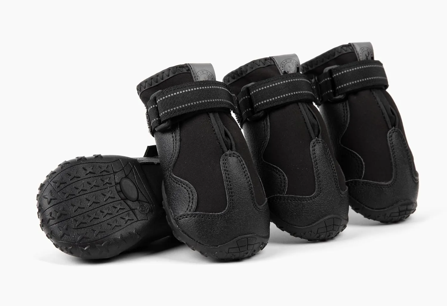 Premium Dog Shoes for Hiking, Rain, Mud, and Hot Concrete - Protective Dog Boots and Booties for Large and Medium Size Dogs - Durable Outdoor Dog Shoes (Size 5 (2.25-2.5" paw Width) Medium)
