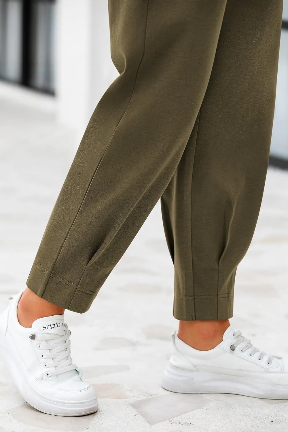 PRETTYGARDEN Women's High Waisted Pants Dressy Casual Ankle Length Work Office Trouser Slacks with Pockets