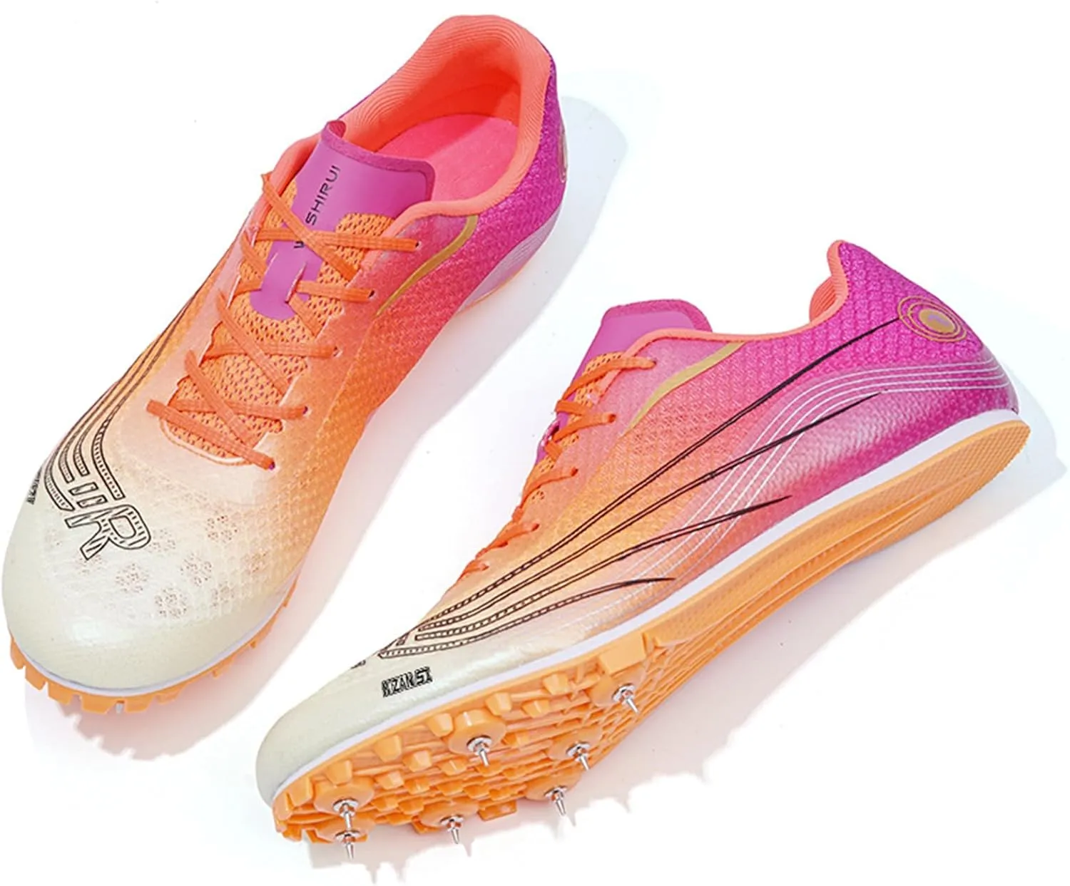 Professional Track and Field Shoes Men Women Spikes Sneakers Breathable Racing Jumping Sprint Running Training Shoes