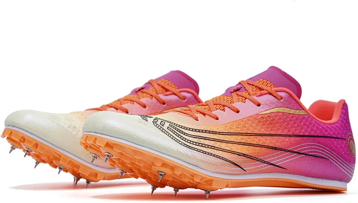 Professional Track and Field Shoes Men Women Spikes Sneakers Breathable Racing Jumping Sprint Running Training Shoes