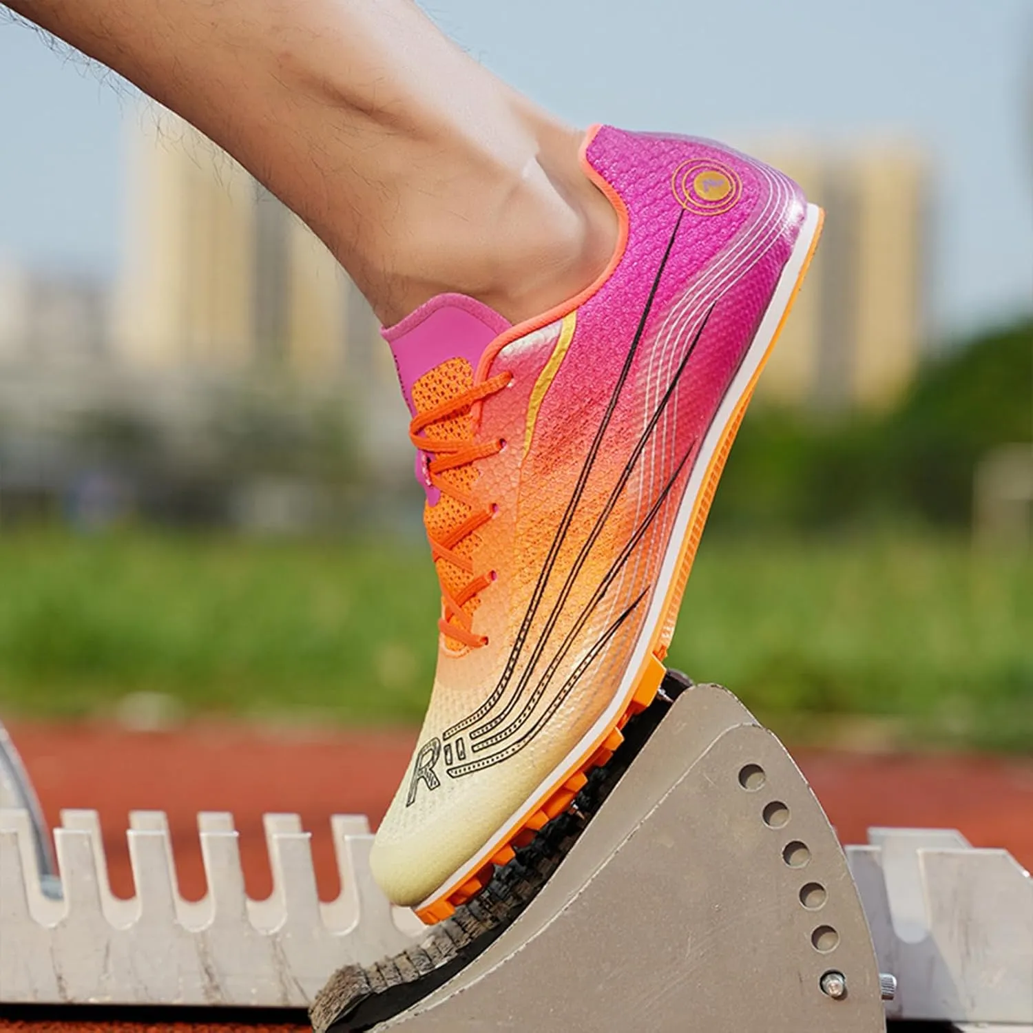 Professional Track and Field Shoes Men Women Spikes Sneakers Breathable Racing Jumping Sprint Running Training Shoes