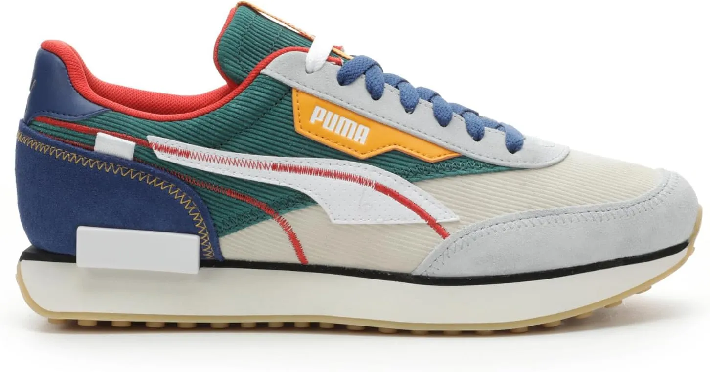Puma Mens Future Rider Nh Blue Lace Up Sneakers Shoes Casual - Blue, Green, Grey, Off White