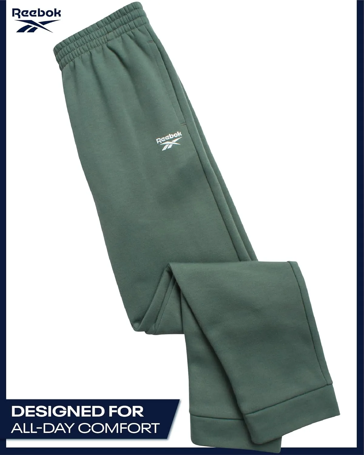 Reebok Boys' Tracksuit - 2 Piece Fleece Pullover Hoodie and Athletic Jogger Sweatpants for Boys (Sizes: 8-14)