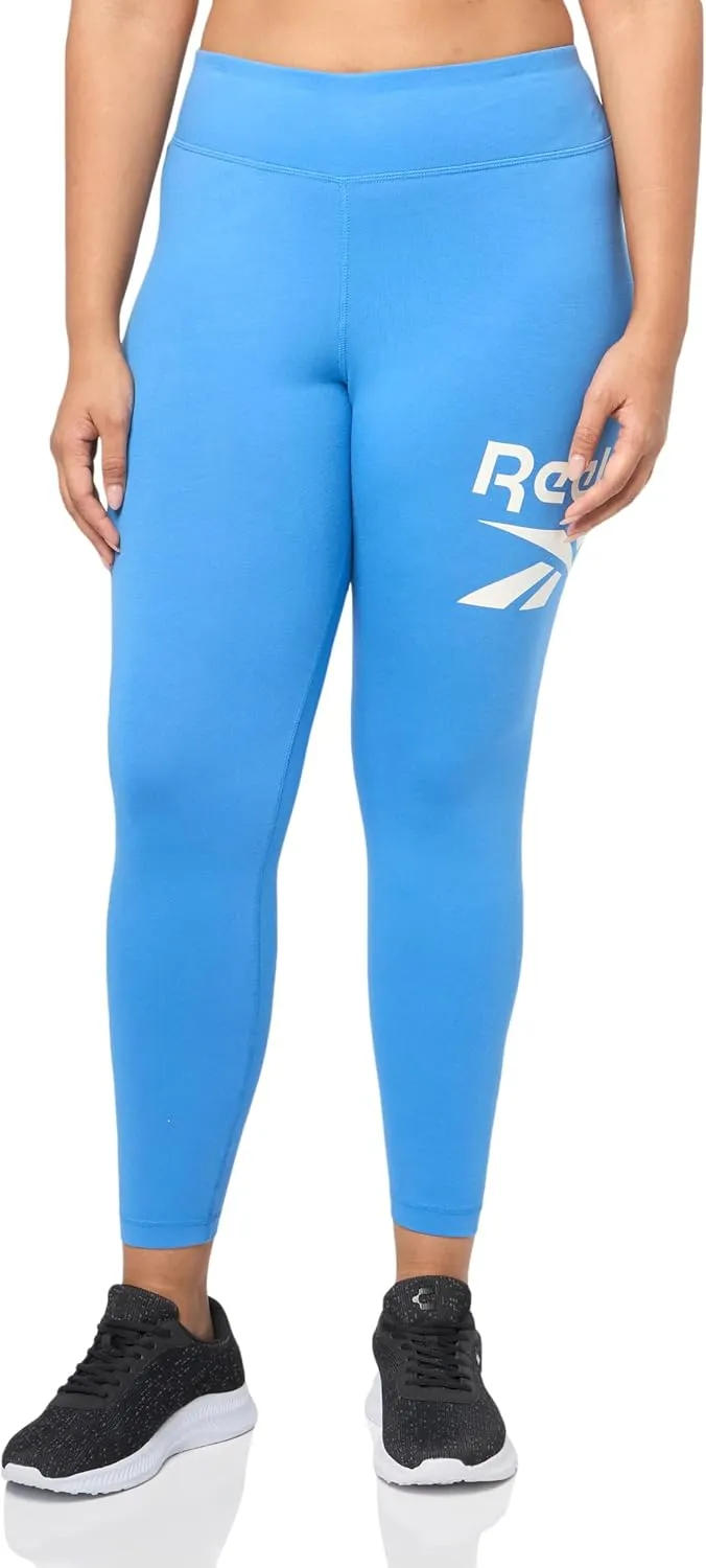 Reebok Women's Identity Big Logo Cotton Legging (Plus Size)