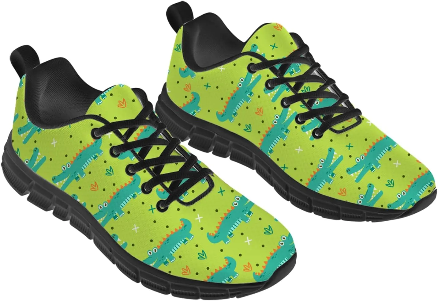 Running Shoes for Women Men Walking Sneakers Funny Crocodiles Shoes Gifts for Men Women