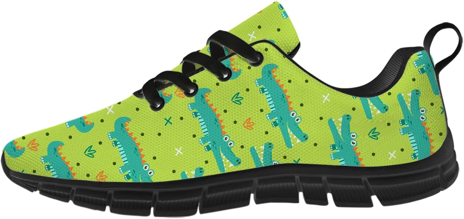 Running Shoes for Women Men Walking Sneakers Funny Crocodiles Shoes Gifts for Men Women