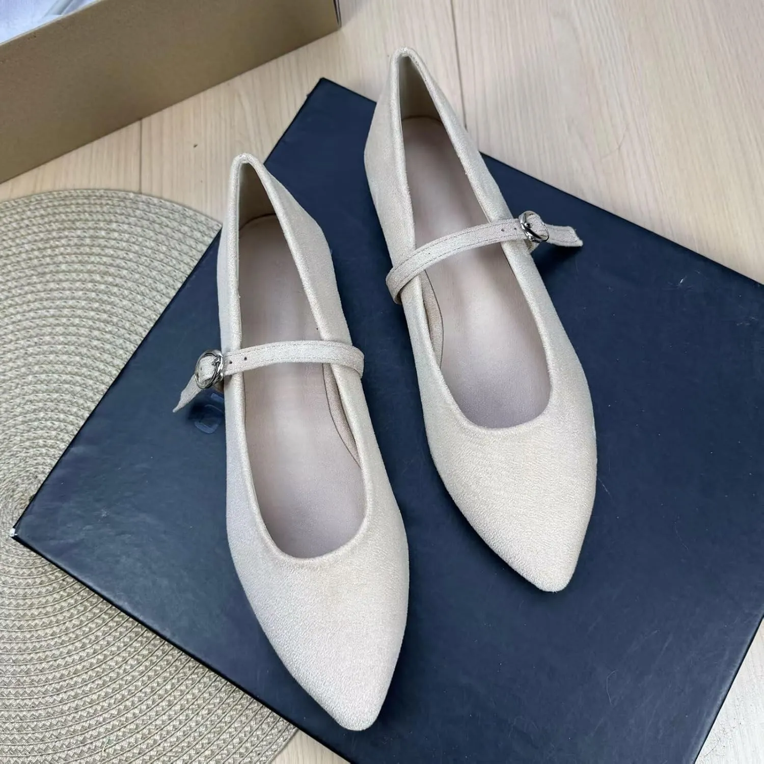 SAILING LU Women's Flat Shoes Casual Daily Shoes for Work Comfort Slip-ons Light Loafers
