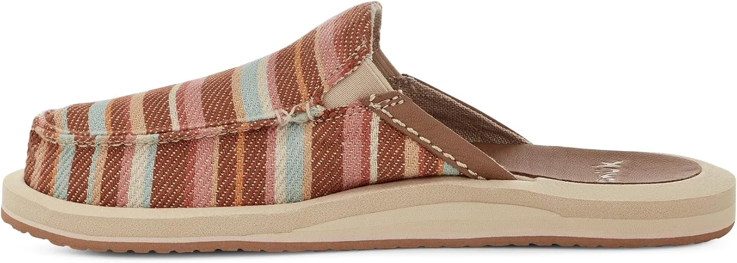 Sanuk Womens You Got My Back ST Blanket | Womens Shoes | Slip On Shoes for Women | Women's Slip-on Loafers | Memory Foam Footbed