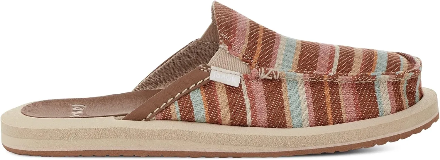 Sanuk Womens You Got My Back ST Blanket | Womens Shoes | Slip On Shoes for Women | Women's Slip-on Loafers | Memory Foam Footbed