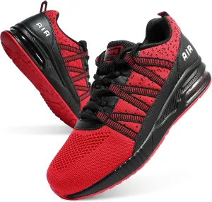 Soulsfeng Mens Air Cushion Running Shoes Lightweight Breathable Workout Tennis Gym Jogging Walking Sneakers US 5.5-12