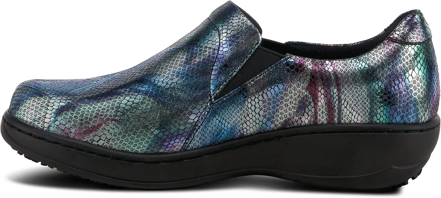 Spring Step Professional Winfrey-Aura Loafers for Women - Comfortable Slip-On Womens Shoes with Round Toe - Ladies Casual Printed Loafers