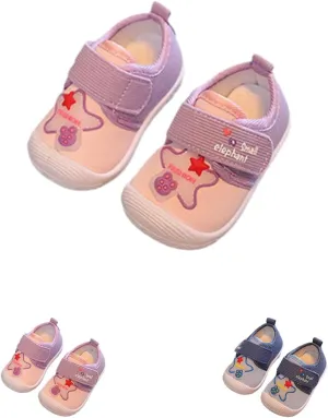 Squeak Shoes Toddler Girl Baby Boy Sneakers, Cute Comfort Anti-Slip Soft Sole First-Walking Squeaky Little Kid Trainers for First Walkers in Autumn Winter