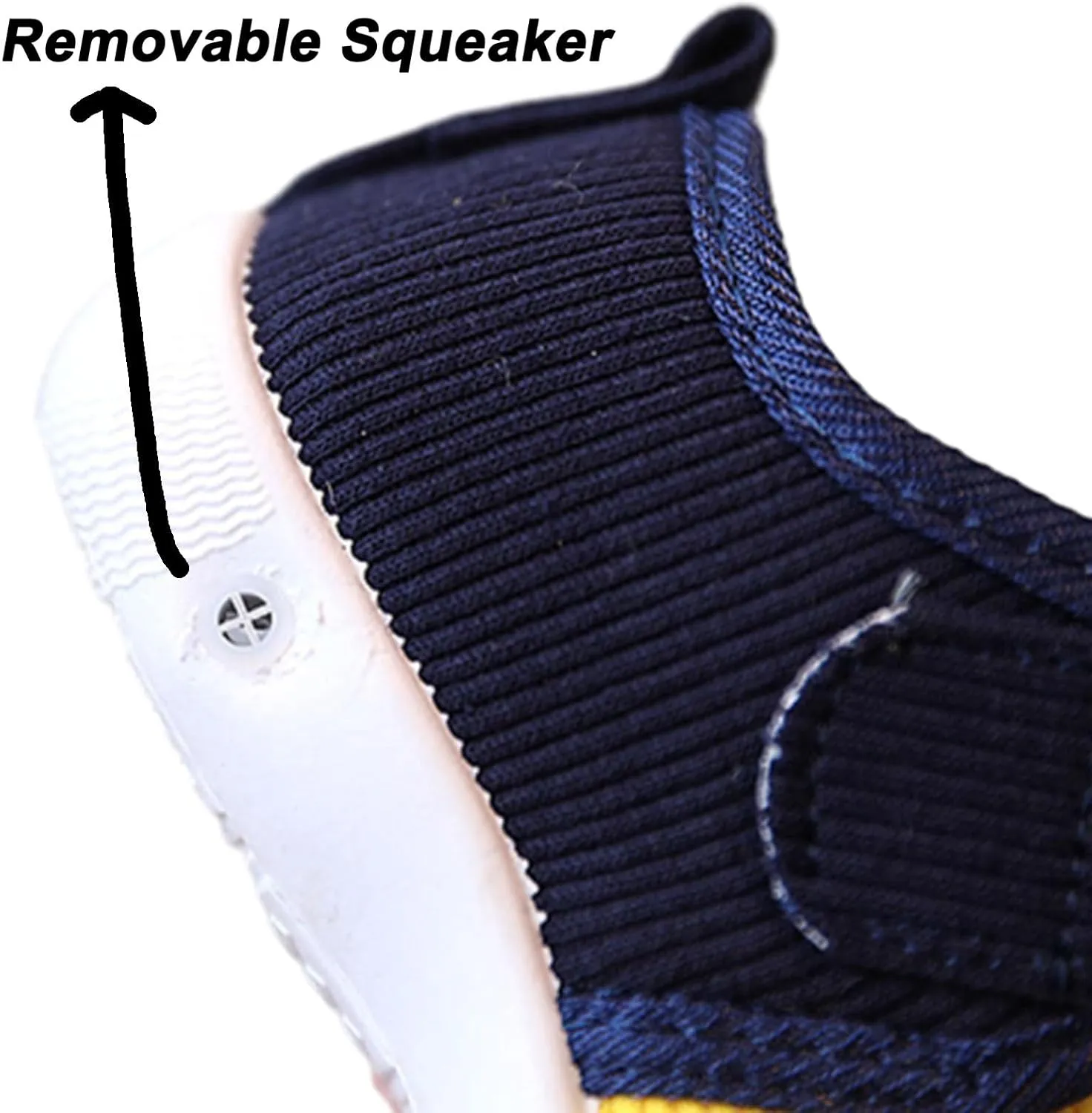 Squeak Shoes Toddler Girl Baby Boy Sneakers, Cute Comfort Anti-Slip Soft Sole First-Walking Squeaky Little Kid Trainers for First Walkers in Autumn Winter