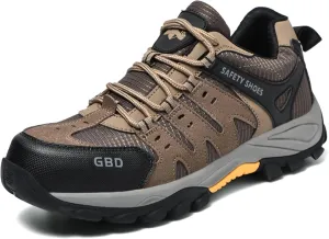 Steel Toe Shoes for Men Lightweight Puncture Proof Slip Resistant Composite Toe Safety Work Shoes for Industrial Construction