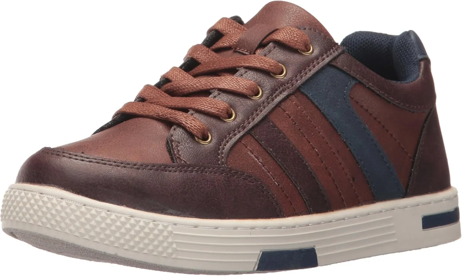 Steve Madden Boy's BTRAKK Sneaker, Brown, 5 M US Big Kid