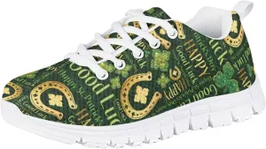St.Patrick's Day Themed Sport Sneakers for Boys Girls Kids Casual Active Shoes for School