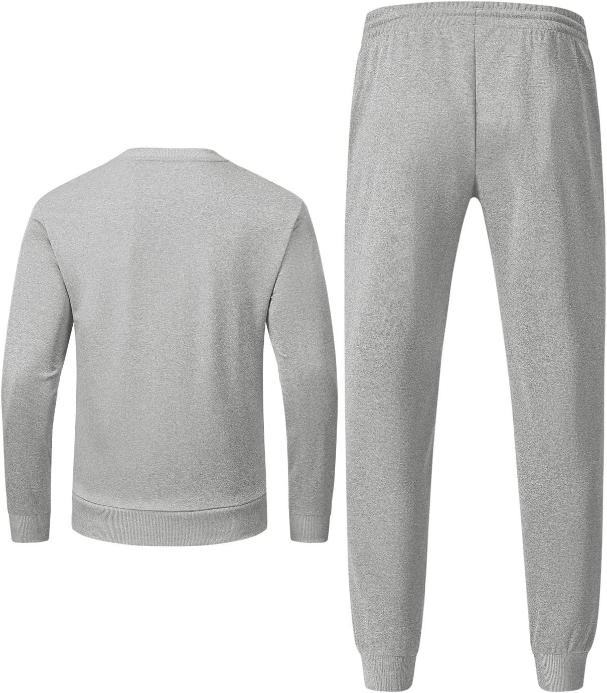 TBMPOY Mens Sweatsuits 2 Piece Set Tracksuits Jogging Outfits Long Sleeve Tops Jogger Pants Sweat Track Suits Casual Athletic