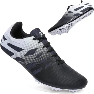 THESTRON Men Women Kids Track and Field Shoes Professional 8 Spikes Running Racing Sneakers Breathable Lightweight Sprinting Shoes