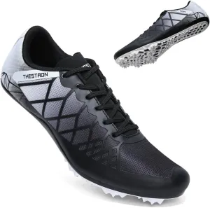 THESTRON Professional Spikes Track & Field Shoes for Men Women Kids Breathable Racing Jumping Sprint Running Sneakers