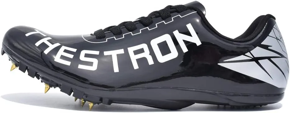 THESTRON Track Shoes Spikes Mens Womens Distance Running Sneakers Athletic Sprinting Track and Field Racing Shoes with Spikes Boys Girls …