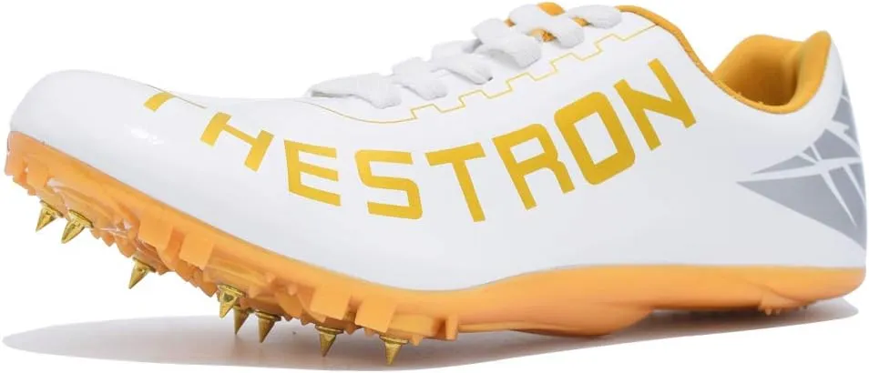THESTRON Track Shoes Spikes Mens Womens Distance Running Sneakers Athletic Sprinting Track and Field Racing Shoes with Spikes Boys Girls …