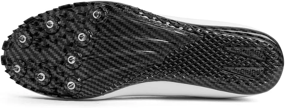 THESTRON Unisex Track Spikes Running Sprint Shoes Track & Field Shoes for Men Women Kids Cool Racing Running Sneakers